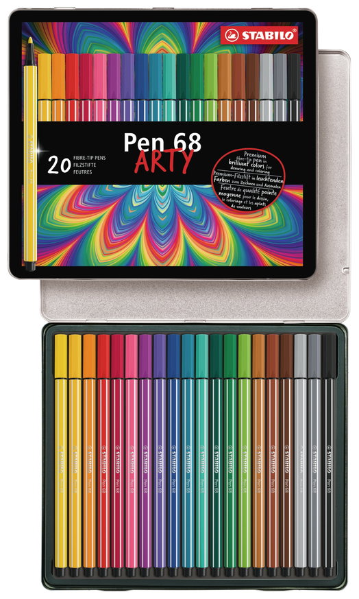 Fibrowa końcówka STABILO Pen 68 ARTY